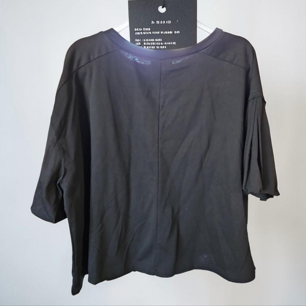 GiGio USA Black Oversized Cropped Top | Size MBrand: GiGio USASize: MediumCol - Picture 5 of 5